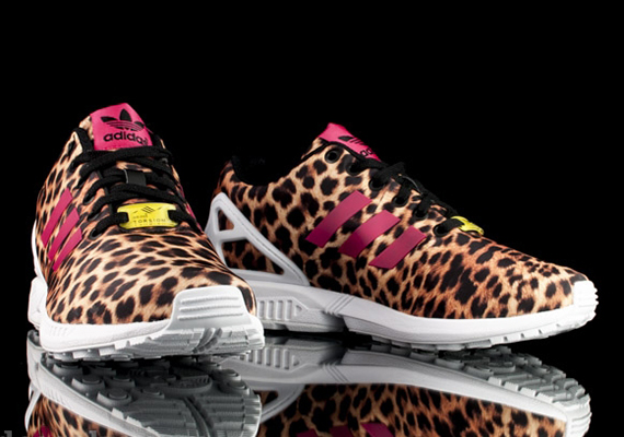 adidas zx flux leopard print